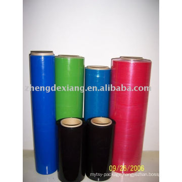 Japan LLDPE hot blue stretch film/ colored stretch film